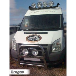 Roof Light Bar - BLACK + LEDs For Iveco Daily 2014+