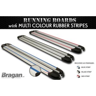 Running Boards SILVER For 2016+ Peugeot Expert / Traveller SWB Multi Colour