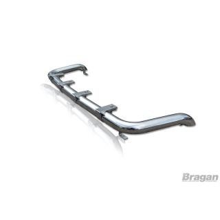 Roof Bar + Clamps For Iveco Daily 2006 - 2014 Stainless Top Spot Lamp Light Bar