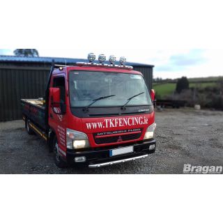 Short Bumper Bar + LEDs For Mitsubishi Fuso Canter 2002