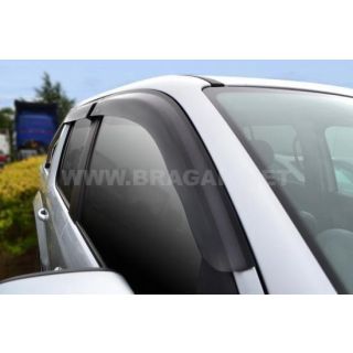 To Fit 2007+ Vauxhall Opel Antara Smoked Window Deflectors - Adhesive