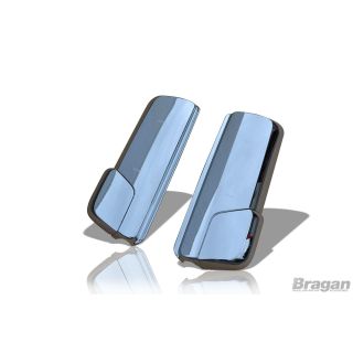 To Fit Mercedes Actros MP4 Chrome Mirror Covers - Full Set