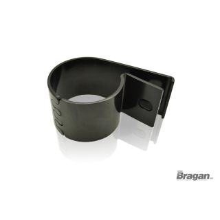 1x Steel Spot Light Bracket Black - 63mm