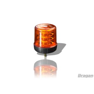 12 / 24v Amber Lens / Amber LED Strobe Light Flashing Beacon - Bolt On