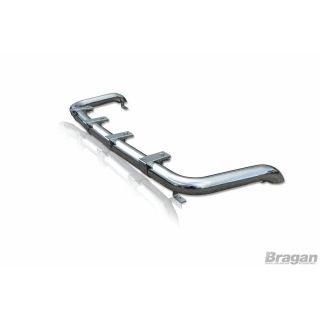 Roof Bar + Clamps For MAN TGE 2017+ Polished Stainless Steel Spot Lamp Light Bar