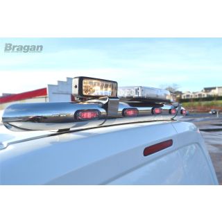 Rear Roof Bar +  LED +Flashing Beacon For Ford Transit Tourneo Courier 2014-2024