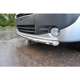 Front Spoiler Bar + Flush LEDs For Renault Trafic 2002 - 2014
