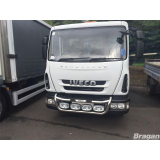 To Fit 2004 - 2015 Iveco Eurocargo Grill Bar C + Oval Spot x4 - 7.5 - 13GVW