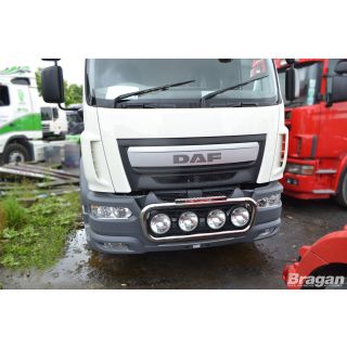 To Fit 2014+ DAF LF Euro 6 18T Grill Bar B + 4x Round Spot Lamps