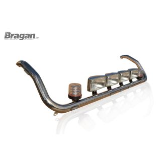 Roof Bar + LEDs +Spots +Clear Beacons For Scania P G R Series Pre 2009 Topline