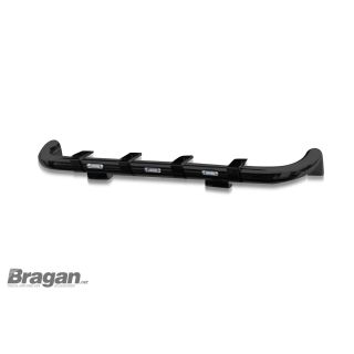 Roof Light Bar - BLACK + LEDs x3 For Iveco Eurocargo