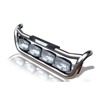 To Fit Volvo FH Series 2 & 3 Grill Light Bar C + Step Pad + Side LEDs