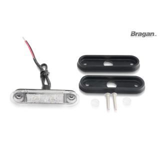 12v 24v White Flush Led Marker Light