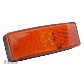 12 / 24v Amber LED Side Marker Light