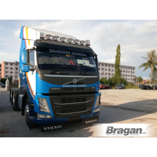 Roof Bar + Spot + LED + Beacon + Air Horn For Volvo FM4 Globetrotter 2013-2021 BLACK