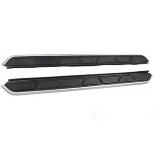Black Aluminium Strengthened ABS Running Boards For Skoda Kodiaq 2017+ OE Style