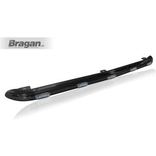 Black Roof Bar + LEDs For Ford Transit MK8 2014 - 2021 Front Low