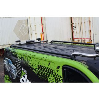 BLACK Stainless Roof Rails For Nissan Primastar LWB 2022+