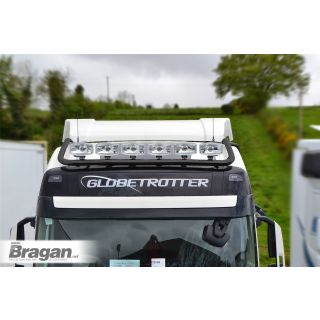 Roof Spot Light Bar For Volvo FH5 Globetrotter Standard 2021+ BLACK