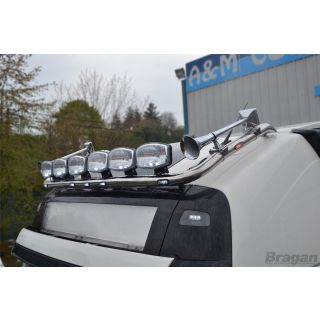 Roof Bar + LEDs + Jumbo LED Spots For Volvo FH5 Globetrotter Standard 2021+ Cab