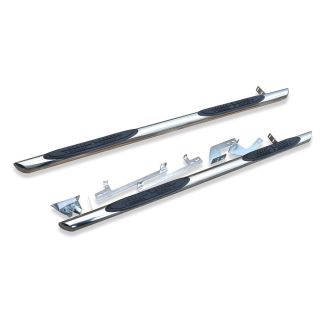 Side Bars + 4 Step Pads For Ford Transit MK8 SWB MWB 2014 - 2021