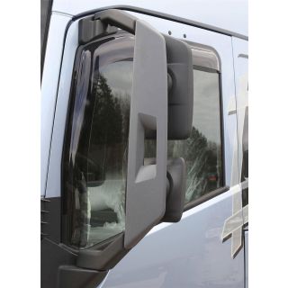 Smoked Tinted Acrylic Window Deflectors Adhesive For Volvo FH4 FH5 FM5 FMX 4/5 