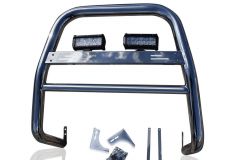 Bull Bar + 6.6" LED Bar x2 For Nissan Navara D40 2010-2016 High Abar -Detachable