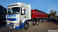 To Fit Renault Premium Visor Roof Bar + Jumbo Spot Lamps