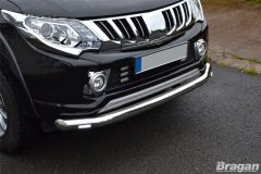 Spoiler Bar + Slim LEDs For Fiat Fullback 2016 - 2019