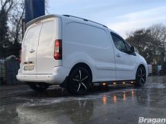 To Fit 2016 - 2019 Peugeot Partner / Tepee Rear Roof Spoiler PU - Barn Door