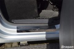 To Fit 2010 - 2016 VW Volkswagen Amarok Stainless Steel Door Sill Chrome Trim
