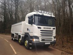 To Fit Scania P, G, R, 6 Series 2009+ Standard Sleeper Cab Roof Light Bar + Slim LED x7