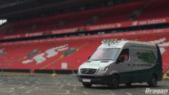 Roof Bar For LDV Maxus V80 Polished Stainless Steel Top Spot Lamp Light Bar Van
