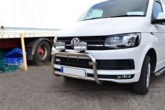 Bull Bar + Jumbo Spots For Citroen Jumpy 2007 - 2016