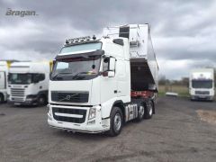 Roof Light Bar + Slim LEDs + Jumbo Spots + Clear Lens Beacon For Volvo FMX 2013 - 2021 Globetrotter