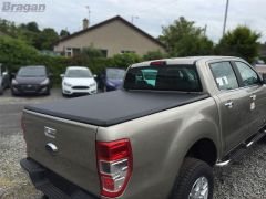 Double Cab Tri Fold Soft Tonneau Cover - Short Bed For Mitsubishi L200 2005 - 2015 
