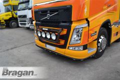 Low Light Bar + LEDs + Down Lights For Volvo FH4  2013-2021 - BLACK