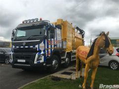 Roof Light Bar + Jumbo Spots For Volvo FMX 2013 - 2021 Day Cab / Standard Cab