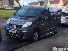 To Fit 2002 - 2014 SWB Renault Trafic Side Bars + Step Pads