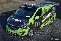 To Fit 2016+ Fiat Talento SWB 3" Side Bars Tapered Ends + Step Pads x4