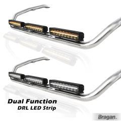 Roof Bar + 17" Night Blazer LED Spot Bars x3 For Volvo FH Series 2 & 3 Globetrotter Standard