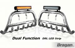 Bull Bar + 17" Night Blazer LED Light Bar For For Hyundai Tucson 2015 - 2021 No Logo