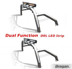 Sport Roll Bar + 17" Night Blazer LED Light Bars x2 For Isuzu D Max / Rodeo 2012 - 2016 