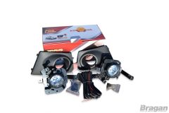 To Fit 2009 - 2013 Mitsubishi L200 Bumper Spot / Fog Lamp Panels