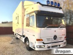 To Fit Mercedes Atego Front Roof Light Bar Black Steel