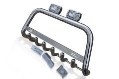 Bull Bar + Rectangle Spot x2 For Vauxhall Opel Combo E 2019+ A Bar - Detachable