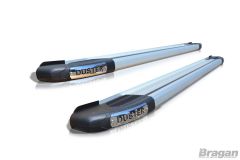 To Fit 2010 - 2017 Dacia Duster Running Boards - Silver