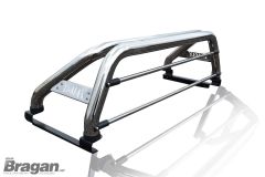 Roll Bar + Red LED Lights + LED Brake Light For Isuzu D-Max Rodeo 2007 - 2012