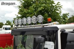 Roof Light Bar + Slim LEDs + Round LED Spots x6 + Amber Beacons For Scania New Generation P, G & XT Series