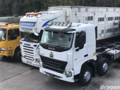 To Fit 2017+ New Sino Low Cab Roof Light Bar + Jumbo Spots + Flush LED
